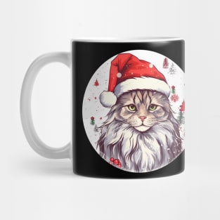 Maine Coon Cat Xmas, Love Cats Mug